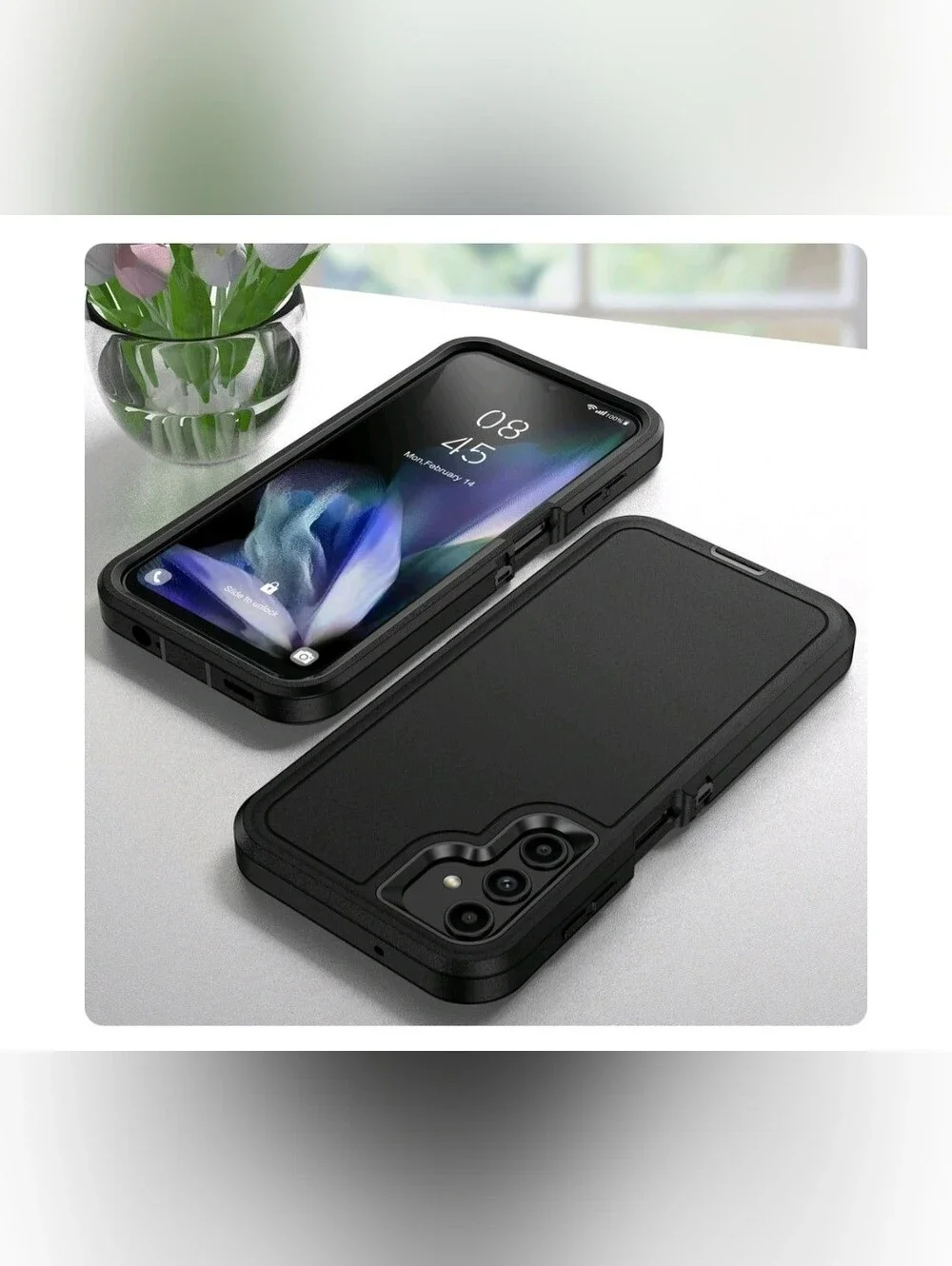 Samsung Galaxy Case A36 5G, Triple-Layers Military Grade Shockproof Cover
